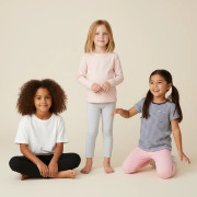 Dívčí capri legíny jednobarevné 3pack Minoti