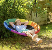 Houpací kruh čapí hnízdo 110 cm multicolor