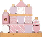 Nasazování na tyč Domeček růžový small foot