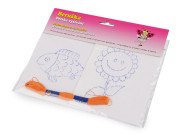 Dětské vyšívání s předtištěným motivem 2 ks