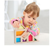 Wonderworld Barevné senzorické bloky