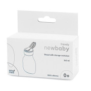 Silikonová lahvička na mateřské mléko New Baby