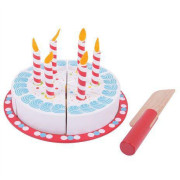 Krájecí narozeninový dort Bigjigs Toys