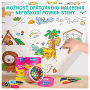 Samolepící omalovánka v roli Zvířátka 3 m Jarmelo