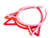 Plastová čelenka do vlasů 3 ks v balení Kočka