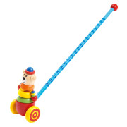 Jezdík medvěd na tyči dřevěný 55 cm