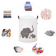 Koš na hračky bavlněný uzavíratelný 43 l Sipo