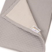 Mušelínová deka Prestige šedá 75 x 100 cm Babymatex