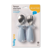 Příbor dětský se zábranou 12 m+ BabyOno