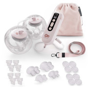 Odsávačka mateřského mléka Double Hands-free Gentle Flow Kinderkraft