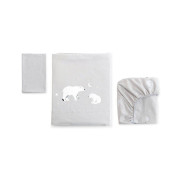 3-dílná bavlněná sada do kolébky 60x120 cm bonjourbébé