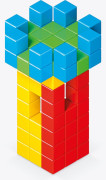 Geomag Magicube Full Color 128 dílků