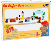Dřevěná vláčkodráha Paddington 43 dílů Small foot 