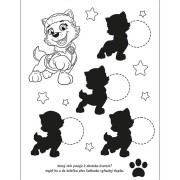 Omalovánky s foukacími fixy Tlapková patrola