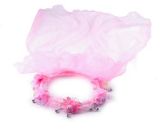 Věneček/korunka do vlasů se závojem