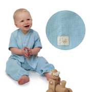 Dětské mušelínové kalhoty Luca Blue Esito