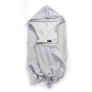 Mušelínová osuška Blenker s kapucí 100x70 cm KipKep