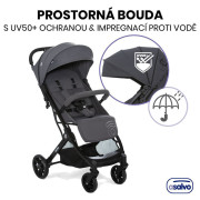 Kubic 2 cestovní kočárek 0 m - 22 kg Asalvo