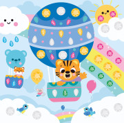 My arts&crafts Kreativní sada Štrasové kamínky a nálepky Zvířátka Janod