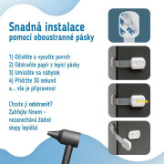 Bezpečnostní zámky víceúčelové pro skříňky a zásuvky nastavitelné sada 6 ks Sipo