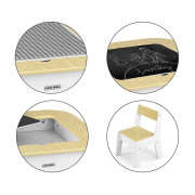 Dětský stůl a židle Olaf Blocks White Milly Mally