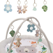 Deka hrací s hrazdičkou Cozyplay Light Grey Kinderkraft