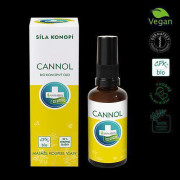 Cannol Konopný olej pro vlasy, koupele, masáže 50 ml s aplikátorem