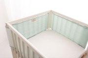 Mušelínový mantinel do postýlky Bump Air 180 x 30 cm Babymatex