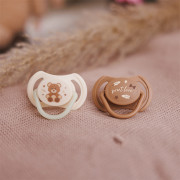 Dudlíky silikonové symetrické 0 - 6 m, 2 ks BabyOno