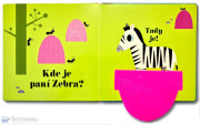 Kde je paní Zebra? Plstěná okénka a zrcátko!