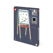 Oboustranná dřevěná magnetická tabule polohovatelná mentolová Janod