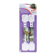 Uzávěr bezpečnostní univerzální TWIST 'N LOCK 2 ks bílá