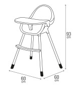 Jídelní židlička MoMi REKI