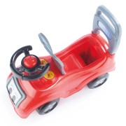 Odrážedlo auto s opěradlem Červené