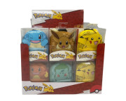 Mini batoh/batůžek Pokémon látka 9x11cm 5 barev v plastové krabičce 24ks v boxu