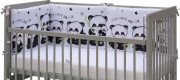 Mantinel do postýlky 4dílný - Scarlett Panda - 180 x 40 cm - bílá