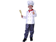 Kostým na karneval - kuchař, 110-120 cm