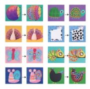 Nalepovací mozaika První zvířátka