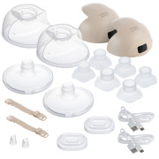 Dvojitá elektrická odsávačka mateřského mléka do podprsenky SmartSense Canpol babies 