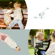 Termoska s pítkem 350 ml Little Explorer Ivory Babymoov