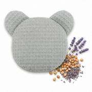 Termofor TEDDY nahřívací polštářek s třešňovými pecičkami a levandulí