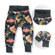 Dětské tepláky s vysokým pasem Smile - šedá Esito