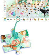 Vyhledávací puzzle Taneční škola Djeco