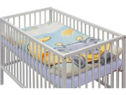 Dětská postýlka s kompletní výbavou 120 x 60 cm, Mimas Scarlett