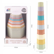 Kelímky stohovací šestihranné 37,3 cm