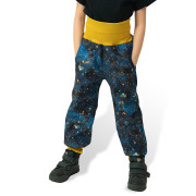 Rostoucí softshellové kalhoty Galaxie modré Esito