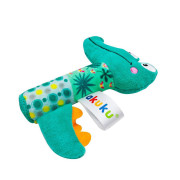 Plyšová hračka s pískátkem - Krokodýl, zelená Akuku