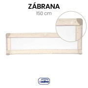 Zábrana k posteli 150 cm Asalvo