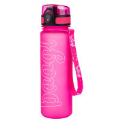 Tritanová láhev na pití Logo - růžová 500 ml Baagl