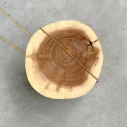 Stříbrné lanko k rolničkám 116 cm zlatá